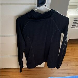 Black Long Sleeve Running Top